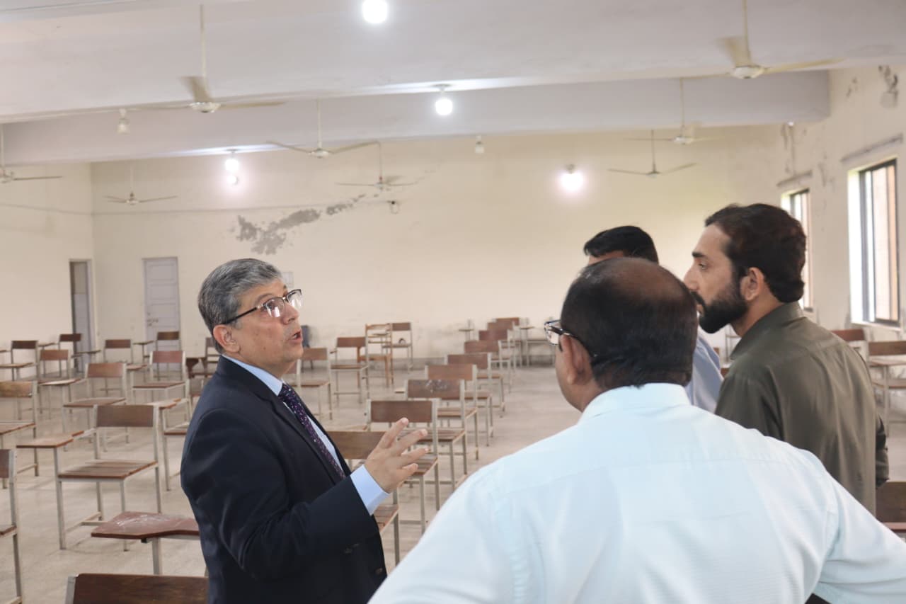 Vice Chancellor Visits 4th Year MBBS OSPE Examination